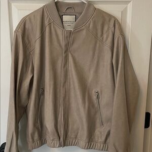 Bagatelle Men's Beige Bomber Jacket